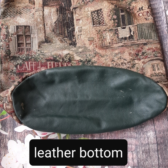 Vintage real tapestry handmade tote bag - Picture 4 of 4